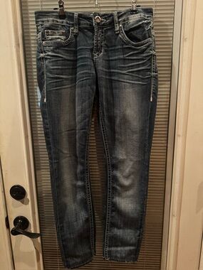 Daytrip Dark Blue Skinny Jeans from Buckle